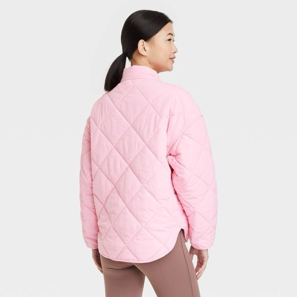All in Motion Light Pink Quilted Puffer Jacket - Picture 6 of 6